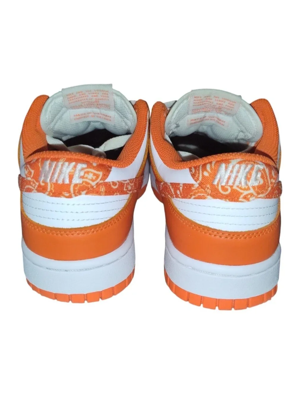 Nike Dunk Low Paisley Orange Women's Sneakers